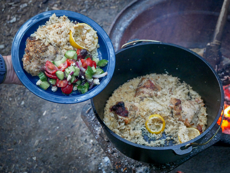 Greek Chicken and Rice
